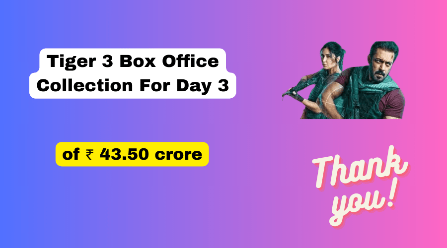 Tiger 3 Box Office Collection